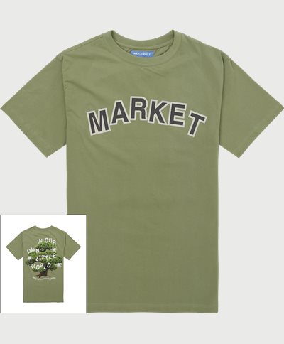 Market T-shirts COMMUNITY GARDEN TEE Grön